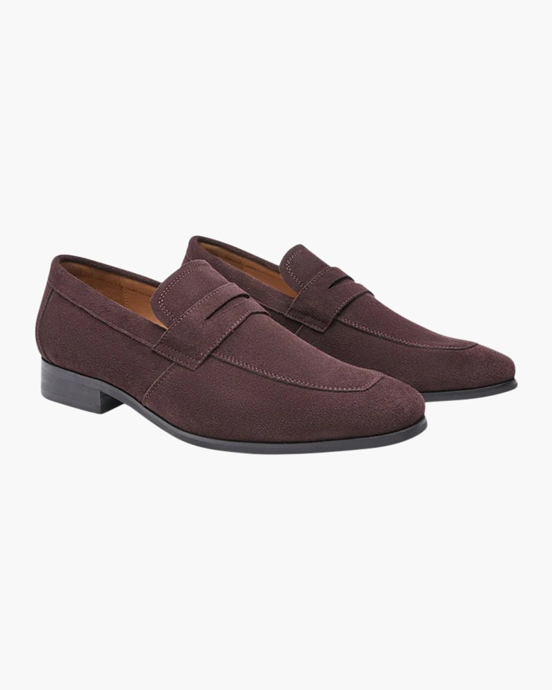 Don Varet Suede Penny Loafers