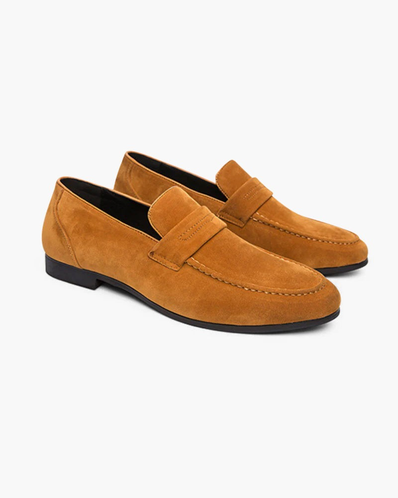 Don Varet Suede Penny Loafers