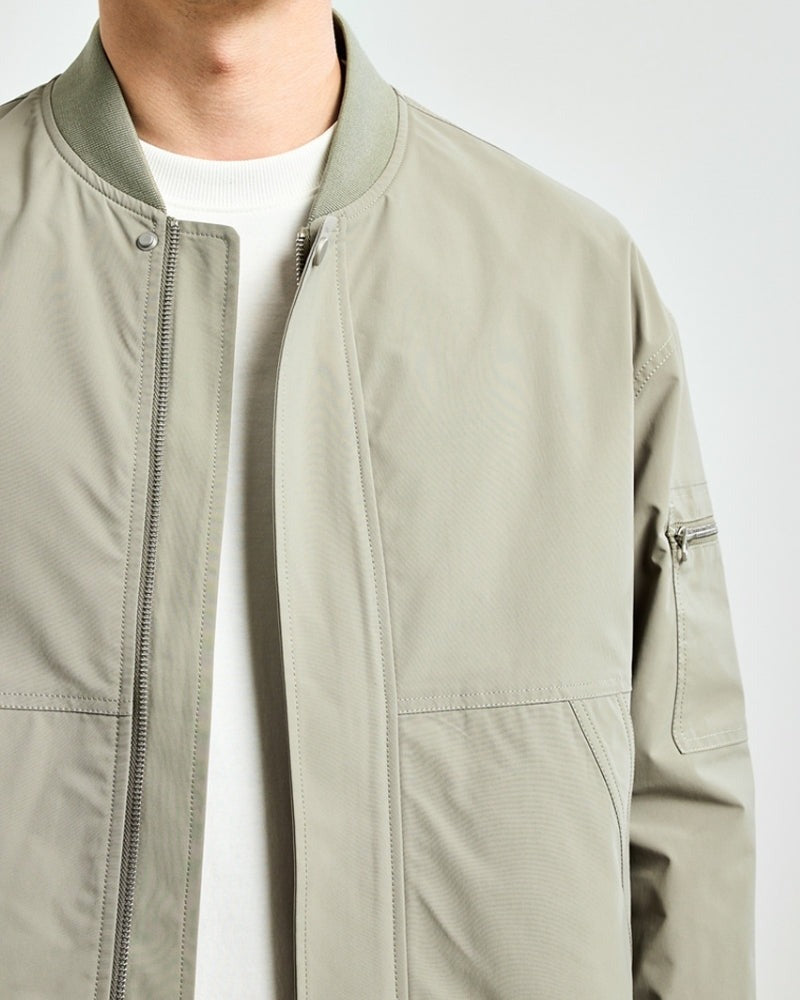blouson aviateur minimaliste