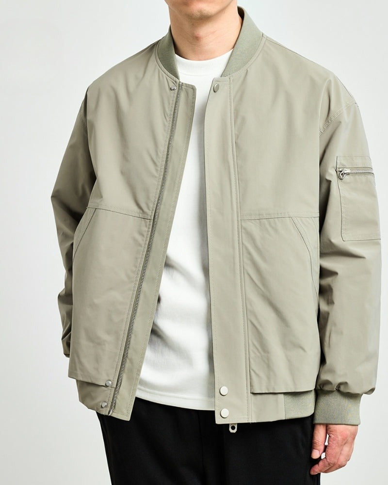 blouson aviateur minimaliste