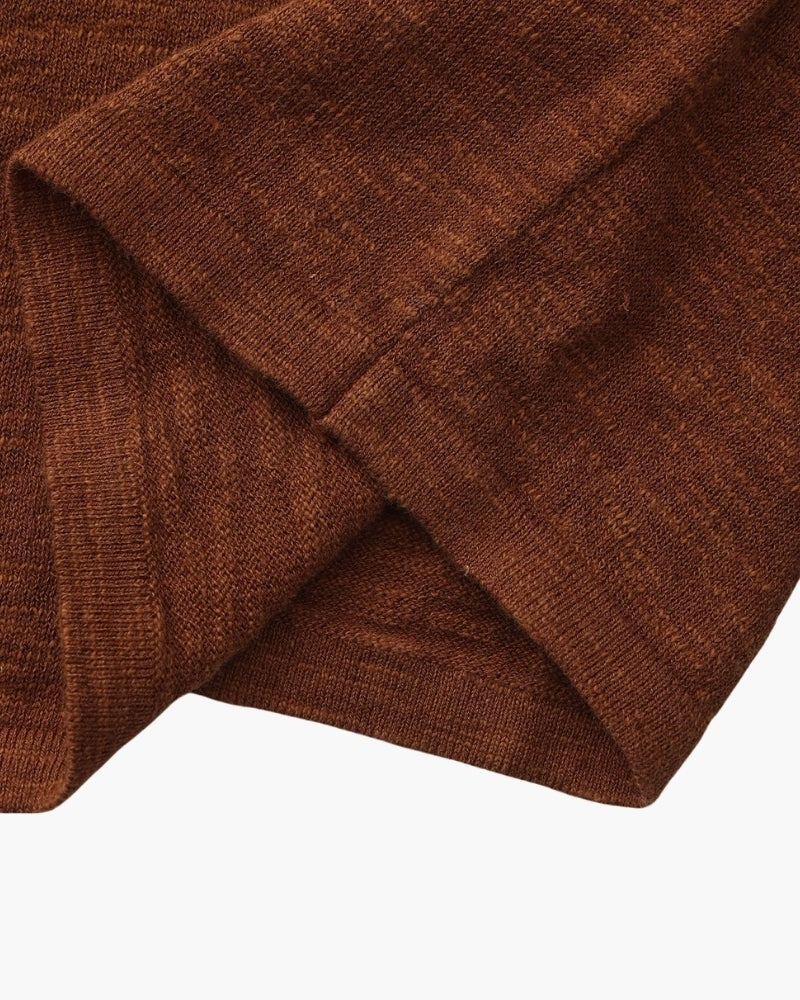 Pull-over essentiel en lin et coton