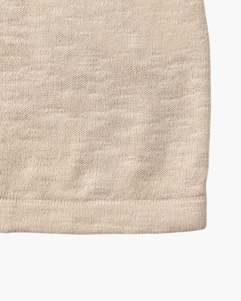 Pull-over essentiel en lin et coton