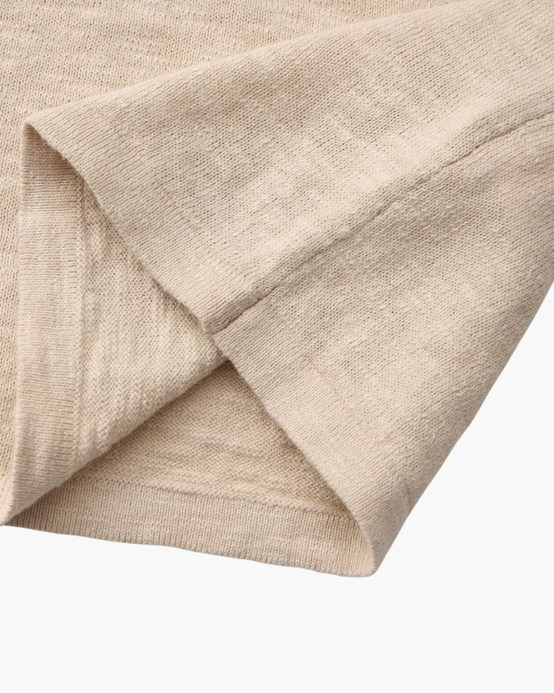 Pull-over essentiel en lin et coton