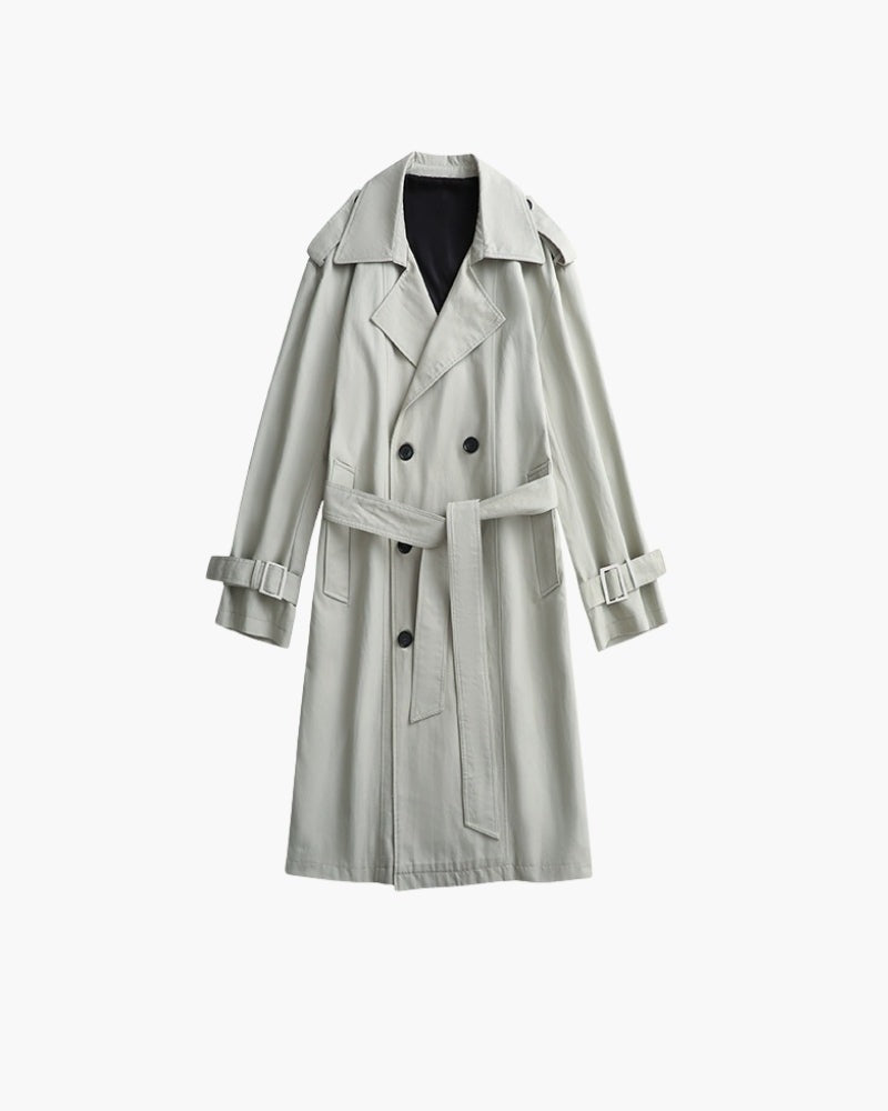 Trench-coat classique croisé