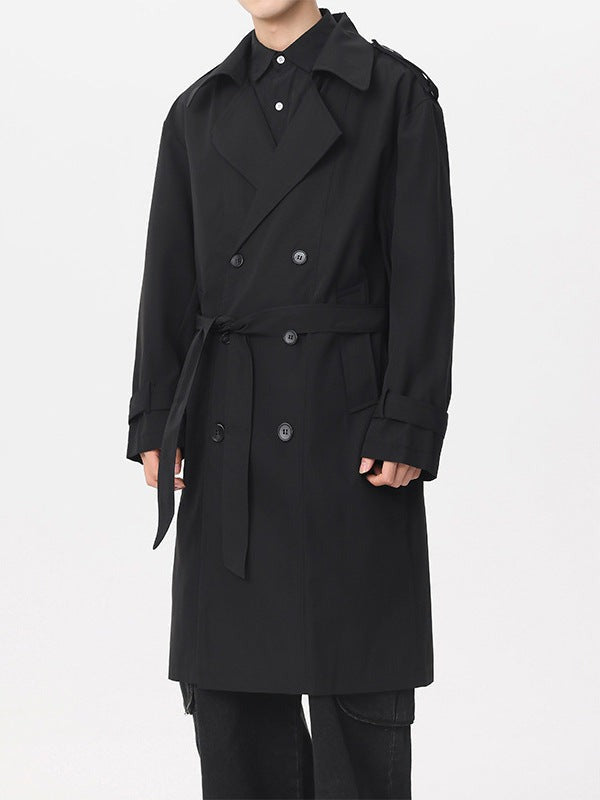 Trench-coat classique croisé