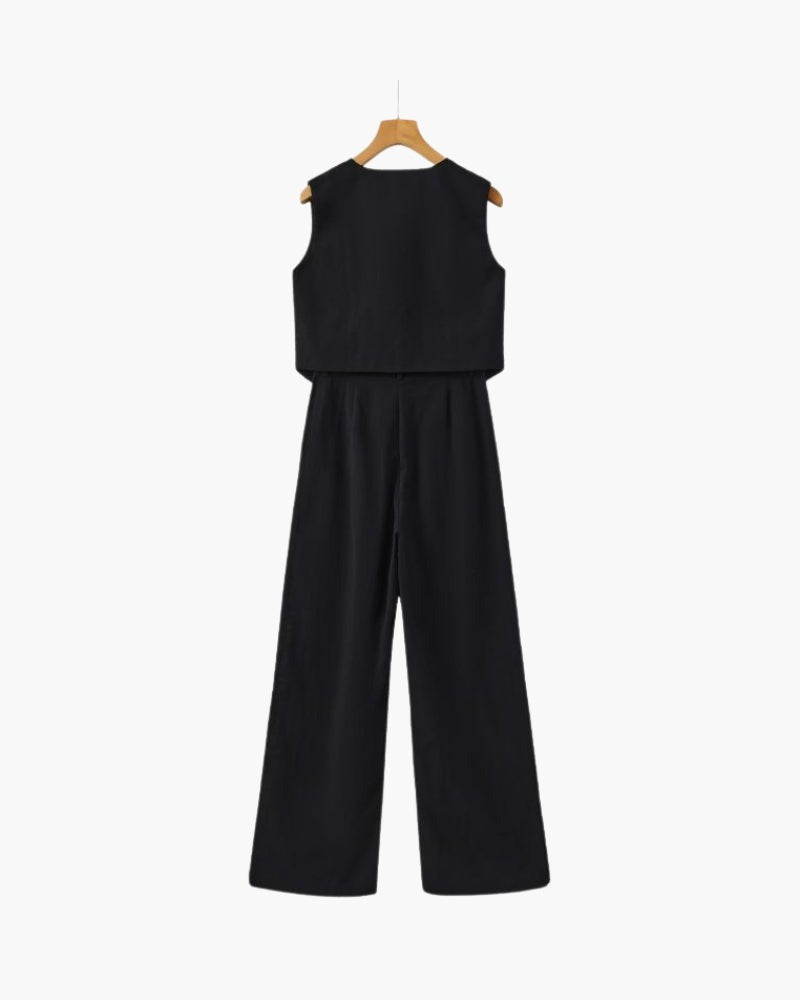 Ensemble deux pièces en lin Classy Lady