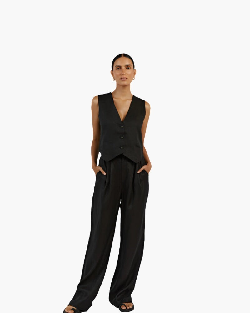 Ensemble deux pièces en lin Classy Lady