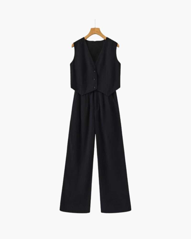 Ensemble deux pièces en lin Classy Lady