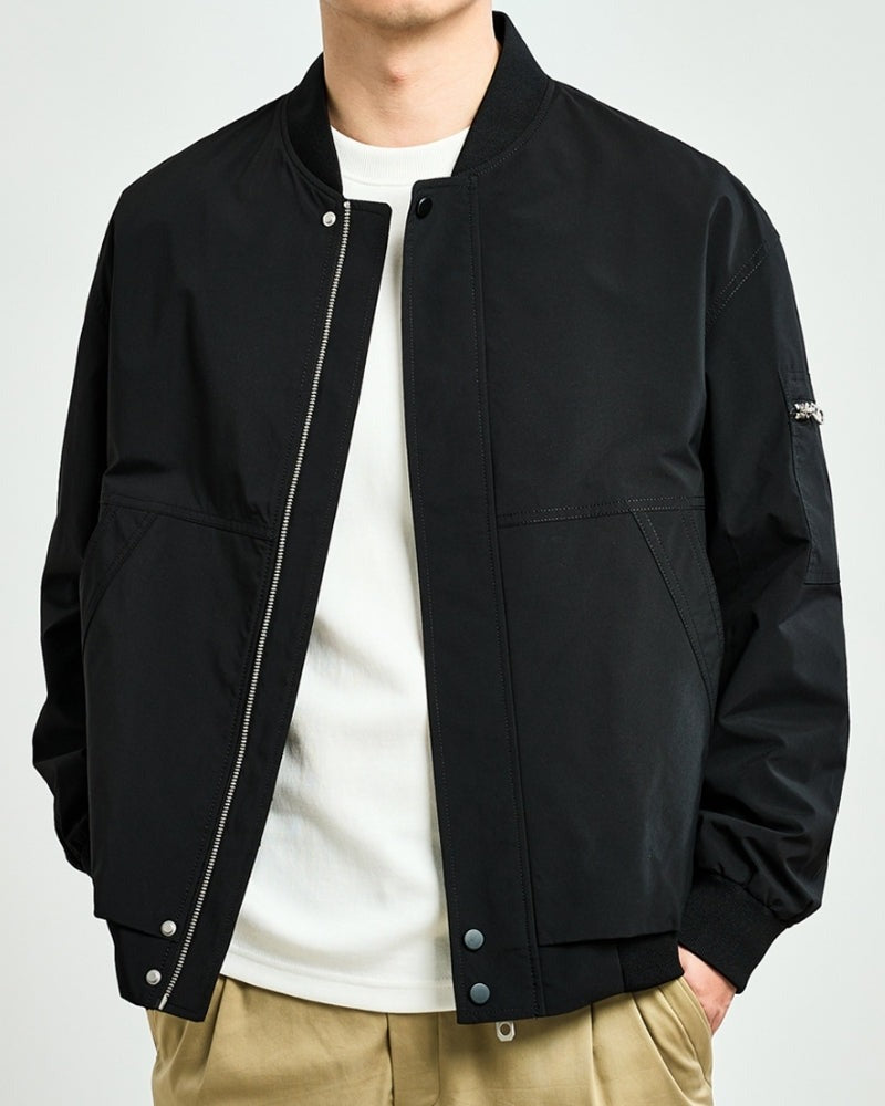 blouson aviateur minimaliste