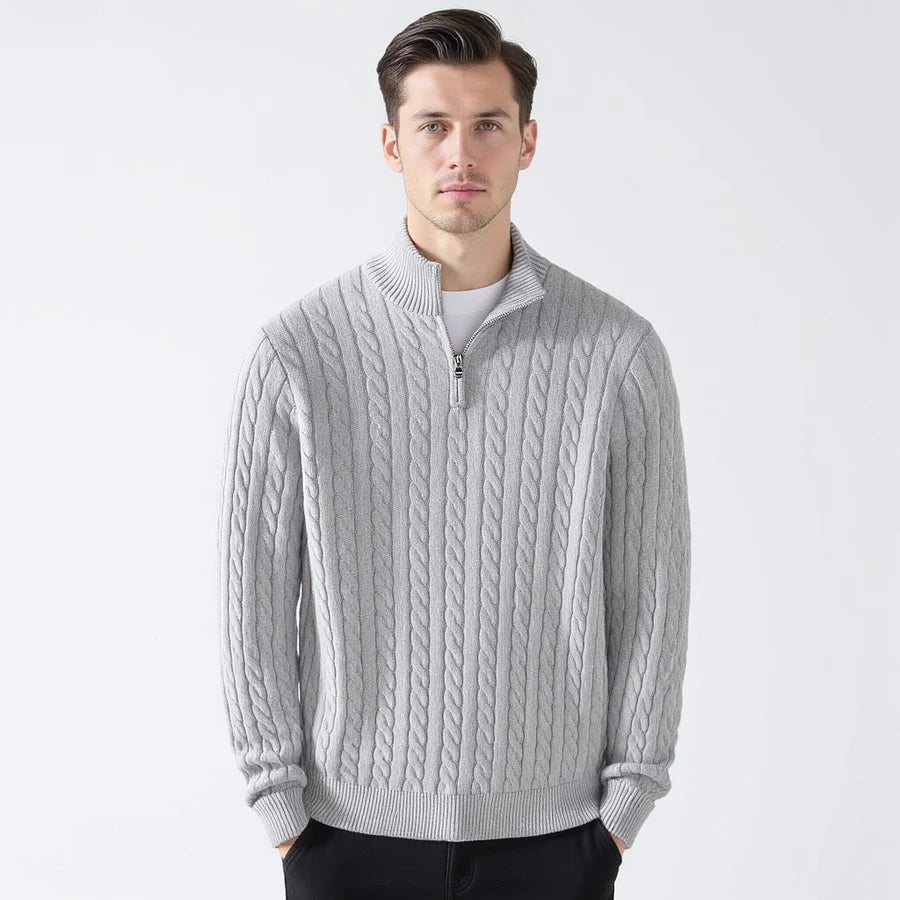 Cable Knit Quarter-Zip Jumper Collection