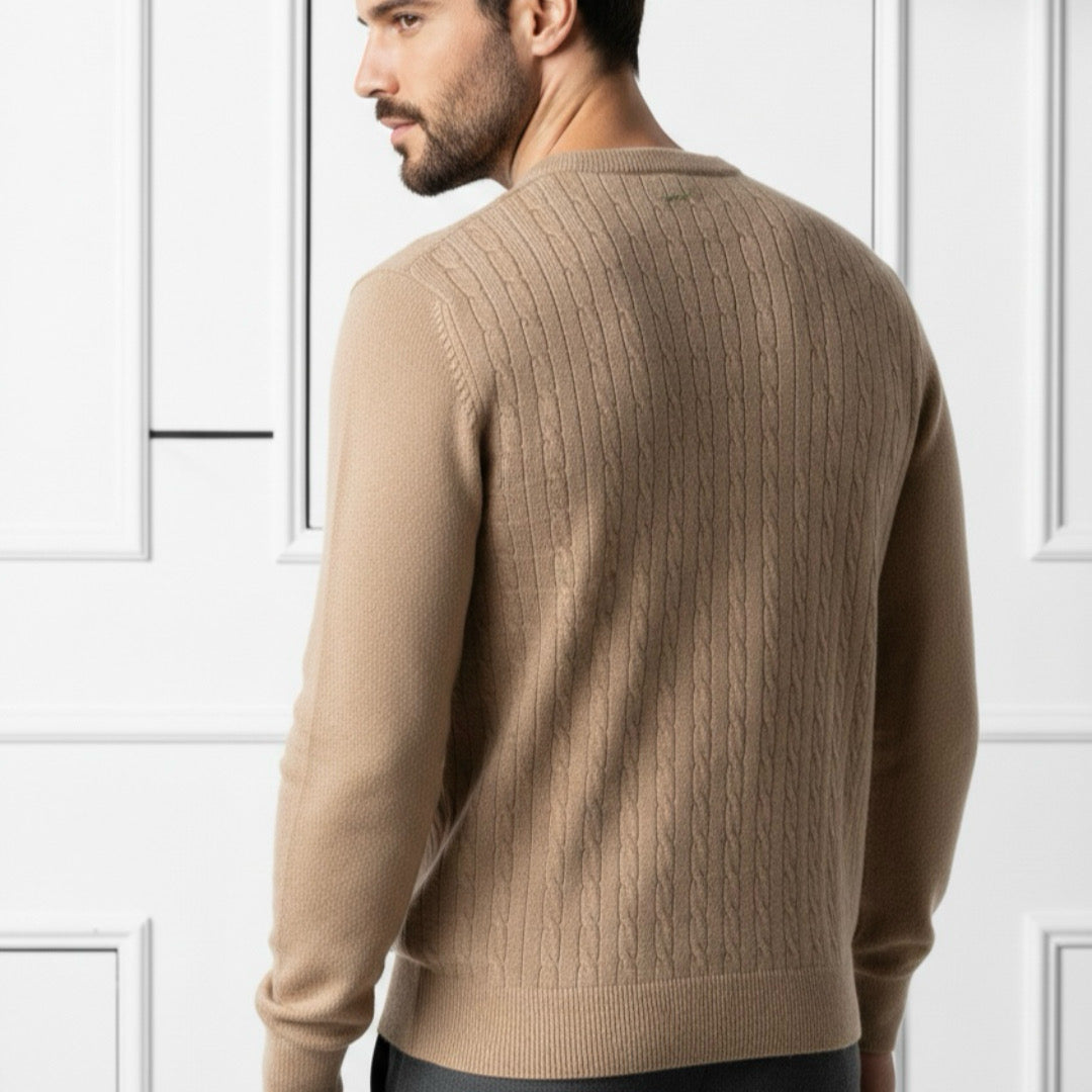Pull en maille premium pour homme