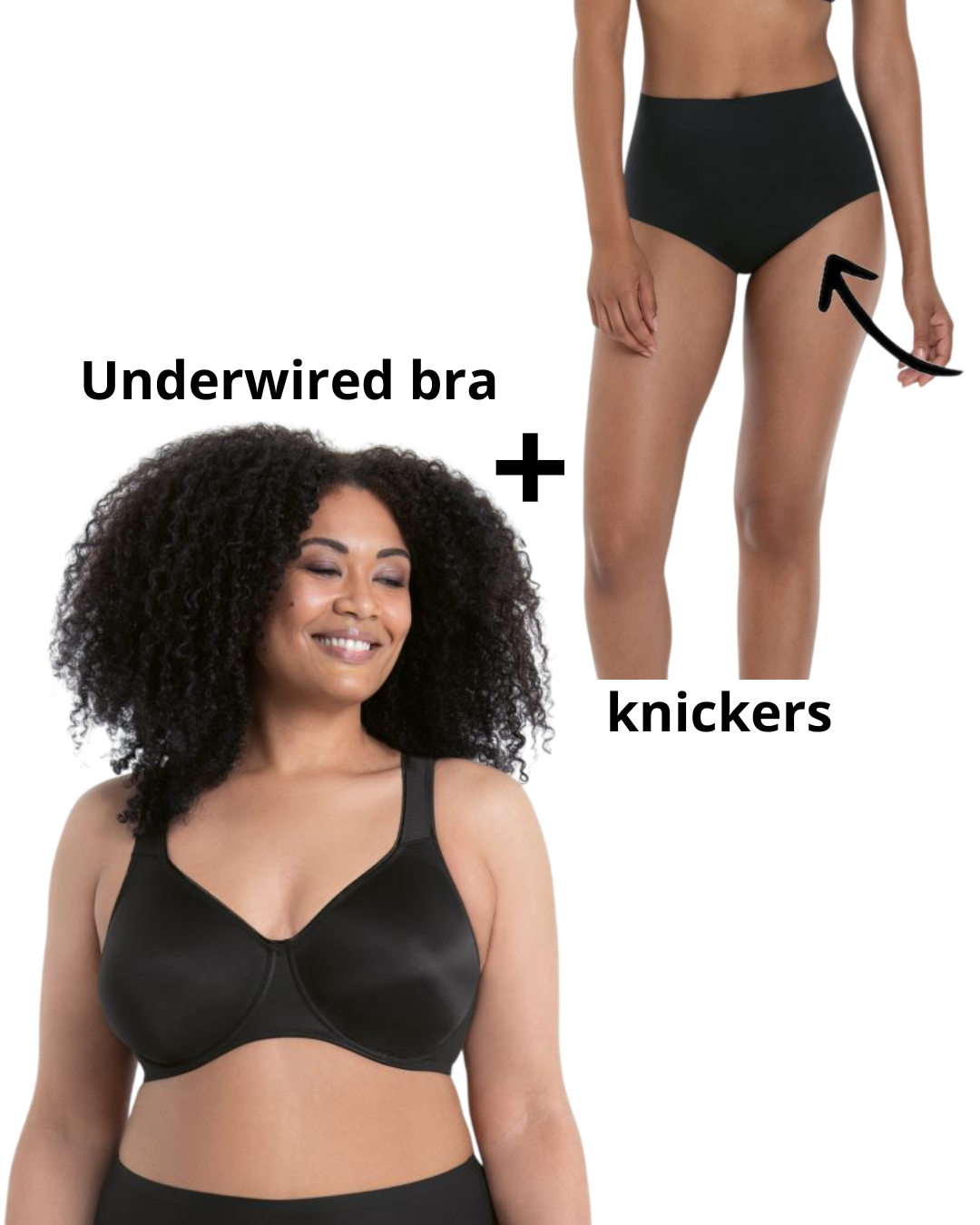 Underwired Support Bra & Knickers Set