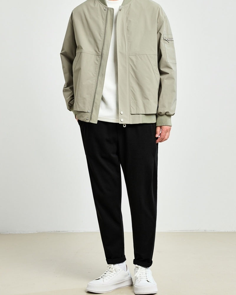 blouson aviateur minimaliste