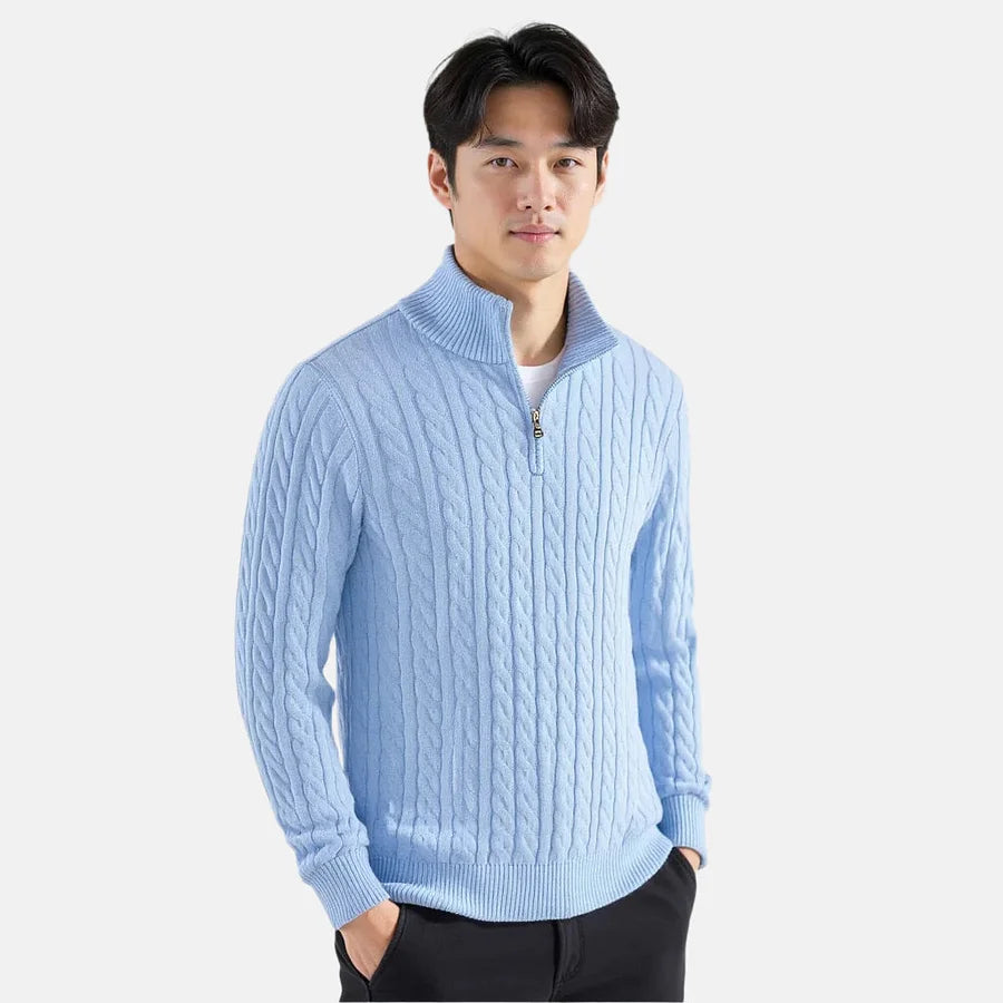 Cable Knit Quarter-Zip Jumper Collection