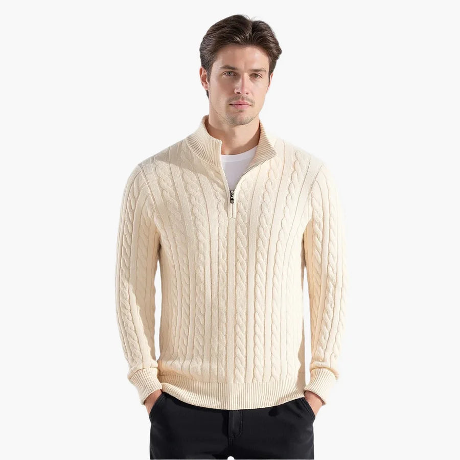 Cable Knit Quarter-Zip Jumper Collection