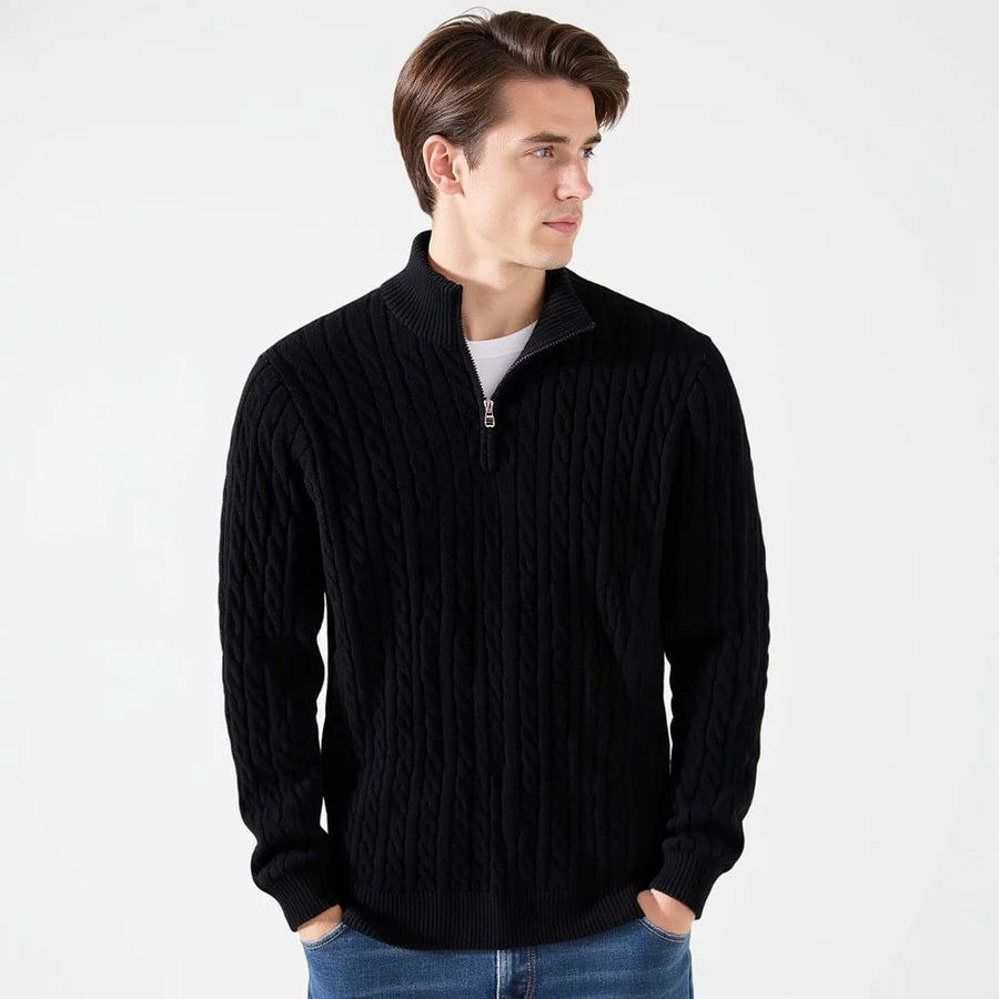 Cable Knit Quarter-Zip Jumper Collection